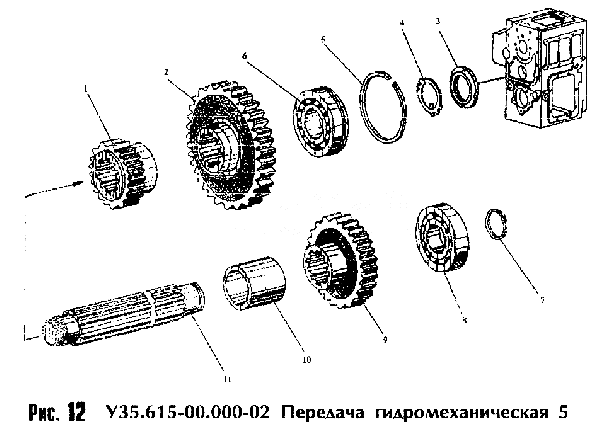 Передача гидромеханическая У35.615-00.000-02 (5)